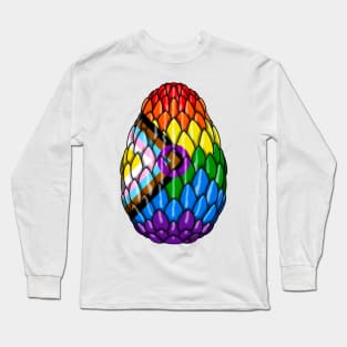 Progress Pride Dragon Egg Long Sleeve T-Shirt